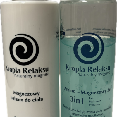 Zestaw Magnezowy Balsam + Amino Magnezowy Żel do mycia