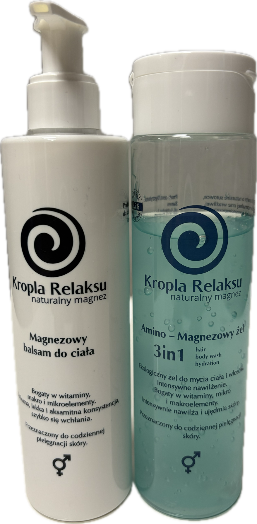 Zestaw Magnezowy Balsam + Amino Magnezowy Żel do mycia